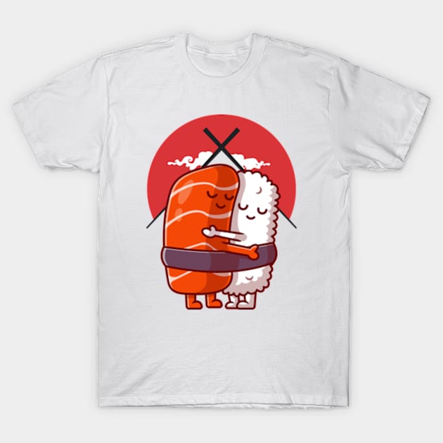 Sushi Hug T-Shirt by BeeFest